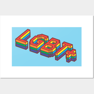 LGBT+ 3D Posters and Art